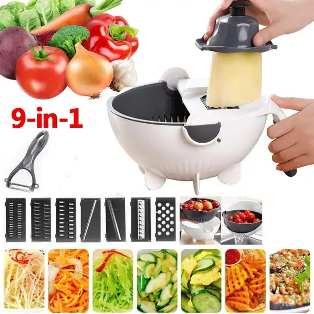 11 in 1 Multifunction Magic Rotate Vegetable Cutter